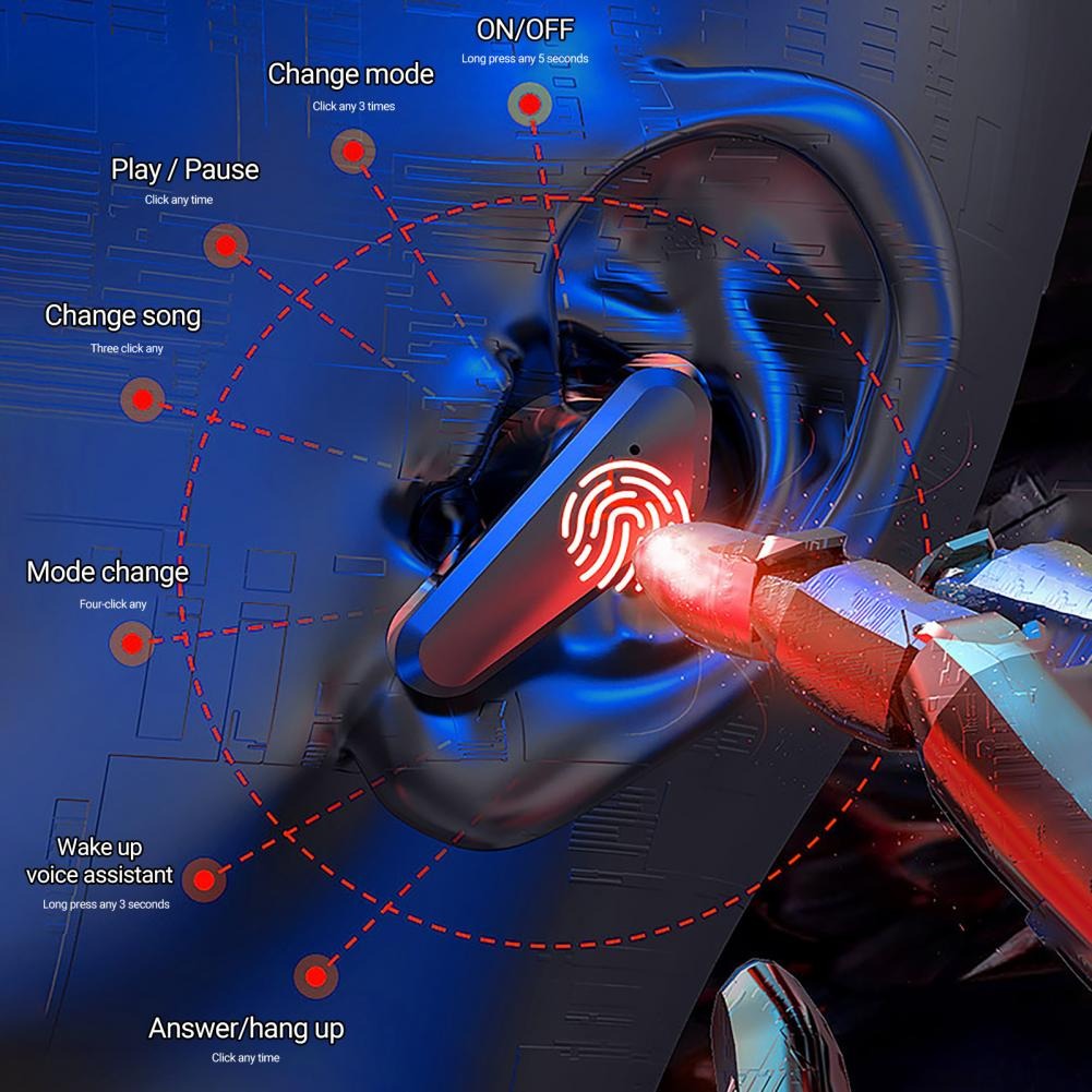 X15 TWS Wireless Gaming Earbuds with LED Display